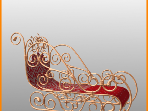 christmas decorations models set Model 3D