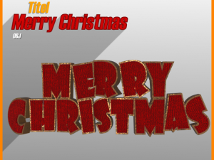 christmas decorations models set Model 3D