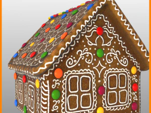 gingerbread house 3D Model