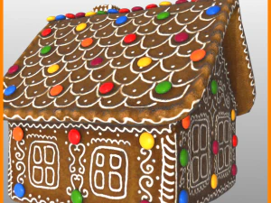 gingerbread house 3D Model
