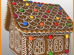 gingerbread house 3D Model