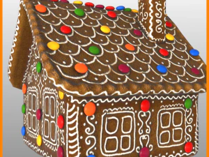 gingerbread house 3D Model