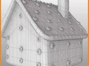 gingerbread house 3D Model