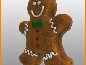 gingerbread man Modelo 3D