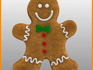 gingerbread man Modelo 3D