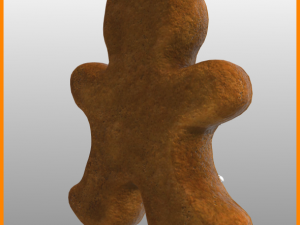 gingerbread man Modelo 3D