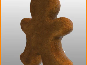 जिंजरब्रेड आदमी 3D मॉडल