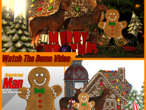 gingerbread man Modelo 3D