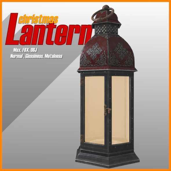 lantern 3D Model .c4d .max .obj .3ds .fbx .stl .blend 