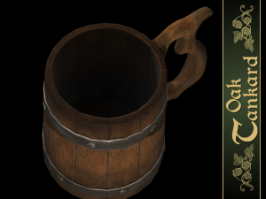 oak tankard 3D Model