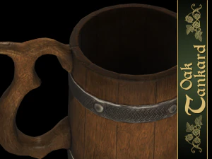 oak tankard 3D Model