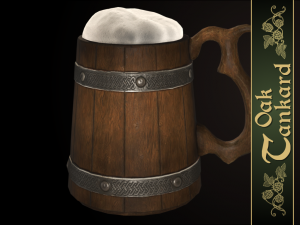 oak tankard 3D Model