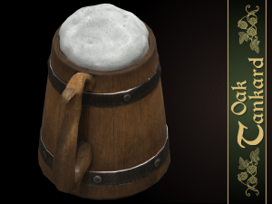 oak tankard 3D Model
