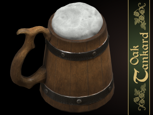 oak tankard 3D Model