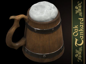 oak tankard 3D Model
