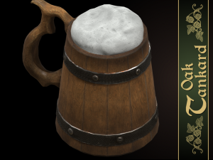 oak tankard 3D Model