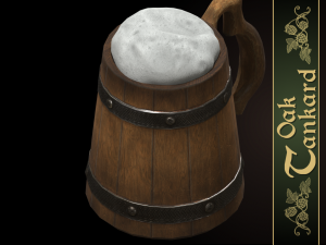 oak tankard 3D Model