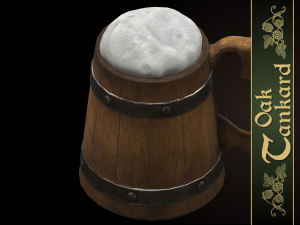 oak tankard 3D Model
