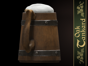 oak tankard 3D Model