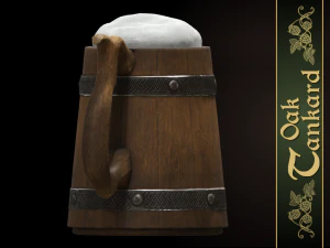 oak tankard 3D Model