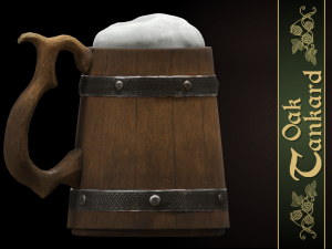 oak tankard 3D Model