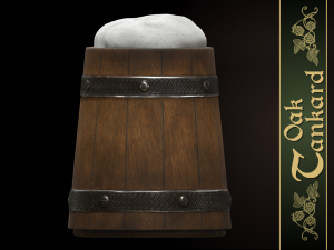 oak tankard 3D Model