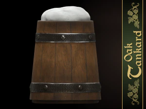 oak tankard 3D Model