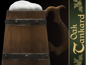 oak tankard 3D Model
