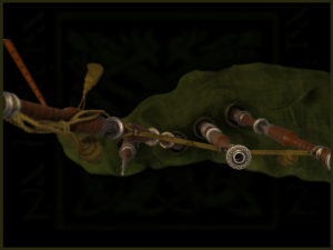 old scottish bagpipe Modello 3D