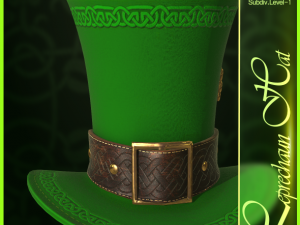 leprechaun hat Model 3D