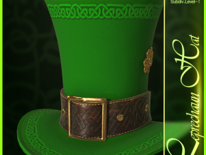 leprechaun hat Model 3D