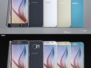 samsung galaxy s6 todas as cores modo octano Modelo 3D