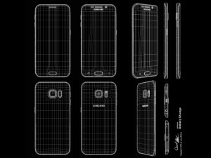 samsung galaxy s6 edge all colors modo octane Modello 3D