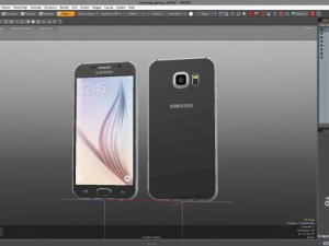 samsung galaxy s6 fbx only 3D Модель