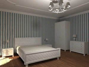 yatak odası mobilyaları 3D Model