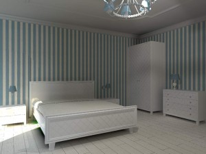 bedroom furniture Model 3D