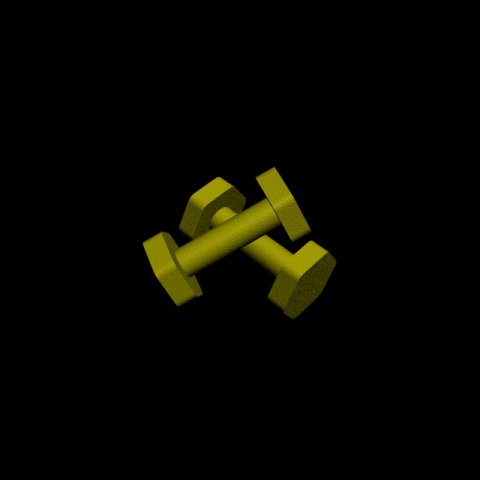 dumbells 3D Model .c4d .max .obj .3ds .fbx .stl .blend 