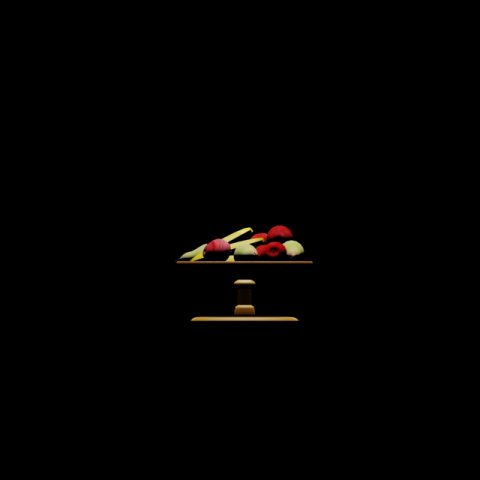 fruit bowl 3D-Modell .c4d .max .obj .3ds .fbx .stl .blend 