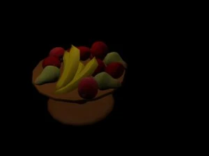 ваза с фруктами 3D Модель