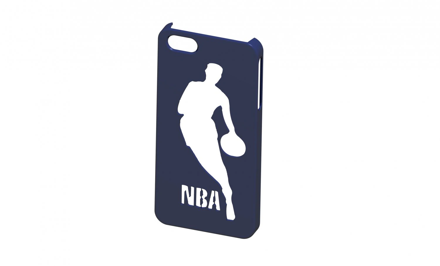 iphone 5 5s nba case 3D Print Model .c4d .max .obj .3ds .fbx .stl .blend