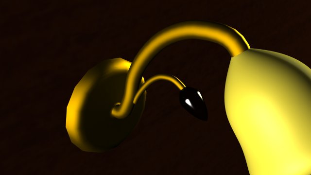 lamp sconce 3D Model .c4d .max .obj .3ds .fbx .stl .blend 