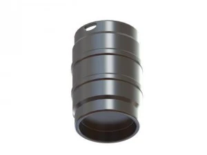 beer keg aluminum 16diax23 38h 3D Model
