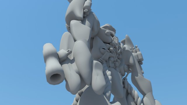 robot 3D Model .c4d .max .obj .3ds .fbx .stl .blend 