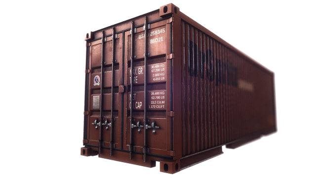 cargo container 3D Model .c4d .max .obj .3ds .fbx .stl .blend 