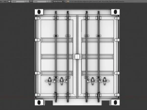 cargo container 3D Model