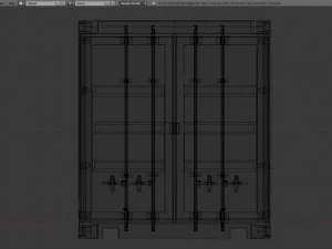 cargo container 3D Model