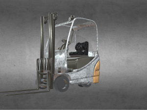 Forklift 3D Model