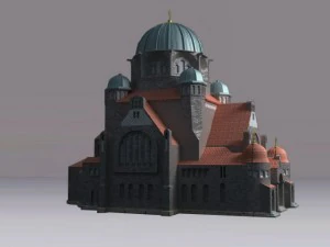 new synagogue poznan poland 3D Model