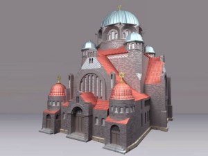 new synagogue poznan poland 3D 모델