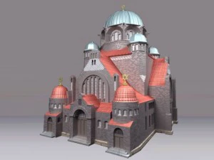 new synagogue poznan poland 3D Model
